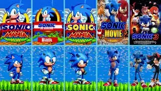 Evolution of Sonic Movie Mods - Sonic Mania Plus