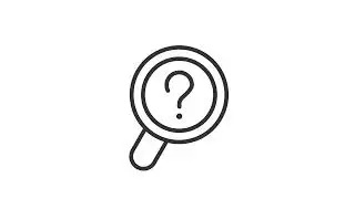 Animated question linear icon