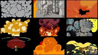 Cartoon Explosion Transitions Pack Unity