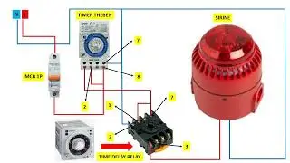 How to install SIRINE Automatically with Timer and Time Delay Relay