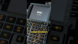 My Favorite Flight Simulator CDU | Cockpit-Simulator Boeing 737 CDU