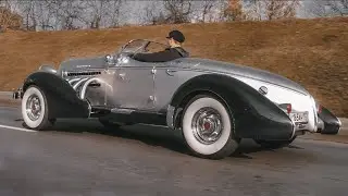 A Car from the Mafia Game on the Streets of Moscow! A Review of the 1935 Auburn