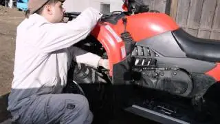 Ремонт крыльев квадроцикла CFMOTO 500