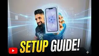 iPhone 17e Setup Guide! First Time Setup (Step-by-Step)