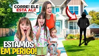 WE RUN AWAY FROM HOME! WE TRIED TO DECEIVE THE STRANGER AND IT WORKED BAD!