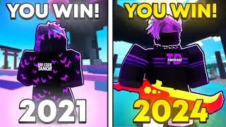 Winning In Every SEASON Of Roblox Bedwars..