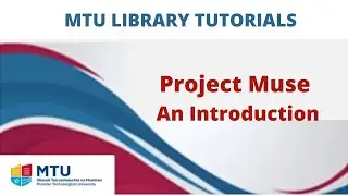 Introduction to the Project MUSE database.