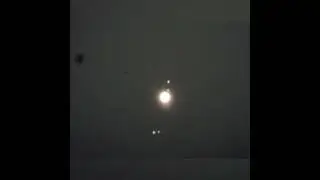 Jupiter Venus and Moon