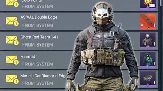 Codm New Redeem Code | Get Free Ghost Red Team 141 Skin In Cod Mobile | Free Skin [CODM]