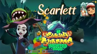 Subway Surfers World Tour | Haunted Hood - Scarlett wearing the Botanical Horror Outfit