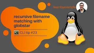CLI tip 23: recursive filename matching with globstar