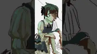 #speedpaint #sadart girl in #animestyleart