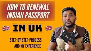 How To Renewal Indian Passport In UK Or Any Other Country , Full Step By Step Process