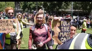 Terrifying Lesbian Bikie Gangsters at the Slutwalk Melbourne 2018