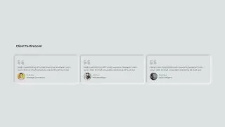 Creating Neumorphism-Inspired Client Testimonial Cards with HTML and CSS - A Step-by-Step Tutorial