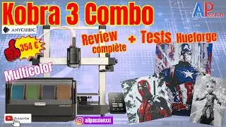 Review KOBRA 3 COMBO / le MULTICOLOR vs BAMBULAB à petit prix !