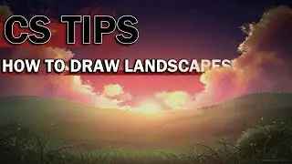 How to Draw Landscapes (Blender + Clip Studio Paint) | Clip Studio TIPS contest guide #7