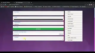 FORM BUILDER WITH DRAG AND DROP  IN JAVASCRIPT