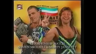 Championship   Shawn Michaels vs Marty Jannetty   Kuwait City May 11th, 1996