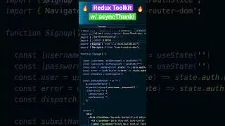 🔥 Redux Toolkit asyncThunk in 60 seconds 🔥