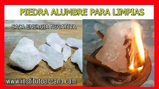 💀🔮 Piedra alumbre saca energia negativa en limpias  🙏🧿