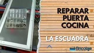 👉‍‍Reparación puerta mueble cocina con cristal - truco de bricolaje