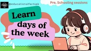 days of the week (educationalfackspk) #educationalfactspk #daysoftheweeksong #shorts #viral
