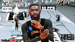 Dropping 50 Points In $1,000 Comp Pro Am Tournament NBA 2K23