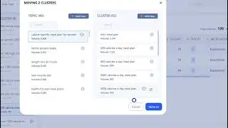 3.4 How to Arrange Topics or Clusters in Keyword Planner