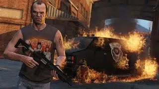 🗣Знакомства с бешенным псом 🔥ТРЕВАРОМ  GTA 5   🔥С РУССКОЙ ОЗВУЧКОЙ
