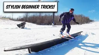 3 STYLISH BEGINNER SKI TRICKS!!