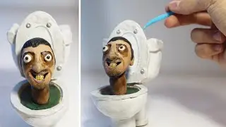 Я Сделал СКИБИДИ ТУАЛЕТ 🚽  из пластилина