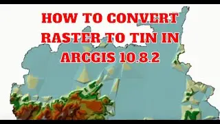 How to convert raster to TIN in ArcGIS 10.8.2?