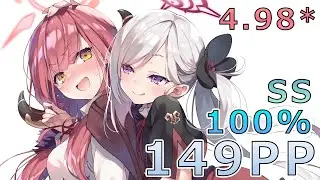 #osu! | 4.98⭐| Unwelcome School - Mitsukiyo | 100% FC SS 149PP