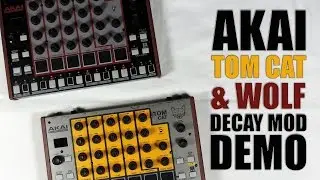 Akai rhythm WOLF / tom CAT DECAY MOD DEMO