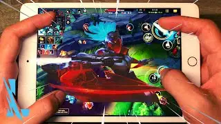 Project Akali Handcam on iPad mini 5 (4 Finger Button Layout) | Wild Rift ss4