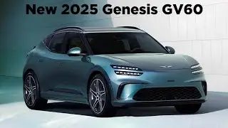 New Genesis GV60 facelift (2025) gets a new face and a new cockpit!