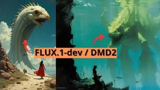 FLUX.1-dev Realism vs. DMD2's Expressive Styles