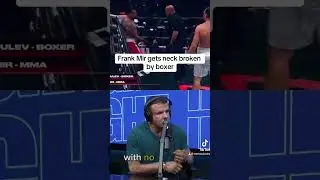 When Frank Mir tried to fight with a boxer… #boxing #sports #boxer