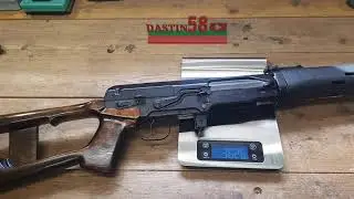 Weight of the Tiger 01 carbine, short.
