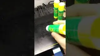 How NOT to apply glue stick to 3d printer