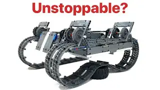Worlds first Hubless Tank! Lego Technic! 4K