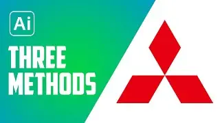 How to create Mitsubishi logo in Adobe Illustrator (3 Methods)
