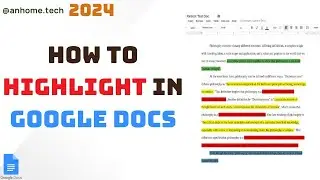 How to Highlight in Google Docs - Mastering Text Highlighting