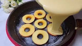 My husband asks me to make this dessert 3 times a week. INCREDIBLY FAST PIE in 5 minutes! JUST DELIC