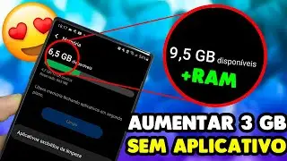 EU JURO😲!COMO AUMENTAR A MEMÓRIA RAM DE QUALQUER CELULAR SEM ROOT E SEM APPS! EM ATÉ + 3GB DE RAM🔥!!