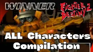 Fighter Destiny 2 (Nintendo 64) - Winning Pose Compilation [ALL Characters]