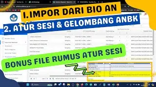 CARA IMPORT PESERTA ANBK DI WEB ANBK DAN ATUR SESI ANBK