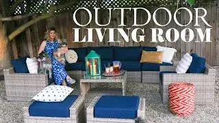 Outdoor Living Room --- Decor & Styling