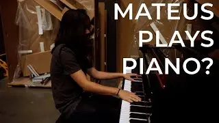 Mateus Asato Playing Piano - Behind the Scenes at Sweetwater w/Jackson Audio